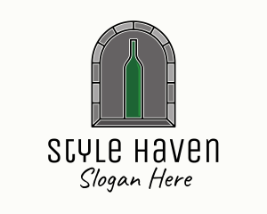 Wine Bottle Cellar Logo