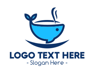 Blue Whale - Blue Whale Cup logo design