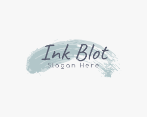 Ink Brush Beauty logo design