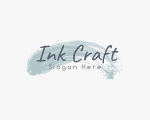 Ink - Ink Brush Beauty logo design