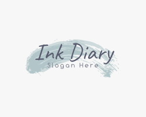 Ink Brush Beauty logo design