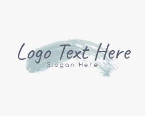 Simple - Ink Brush Beauty logo design