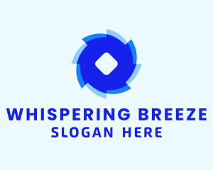 Blue Air Breeze  logo design
