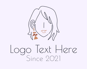 Girl - Elegant Lady Jewelry logo design