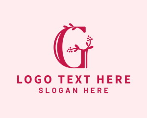 Boutique - Floristry Letter G logo design