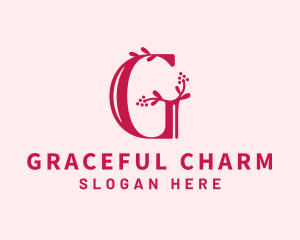 Floristry Letter G logo design