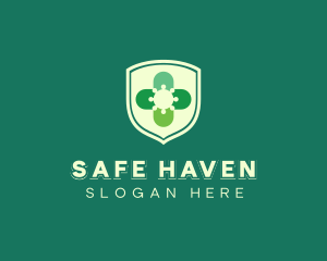 Medical Virus Shield logo design