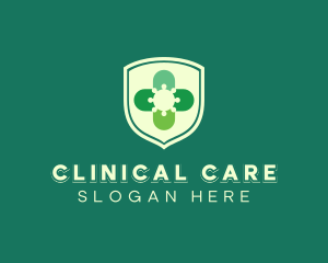 Medical Virus Shield logo design