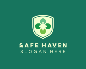 Medical Virus Shield logo design