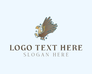 Claw - Flying Eagle Bird logo design