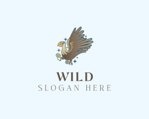 Flying Eagle Bird Logo