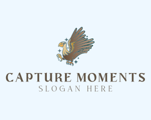 Soaring - Flying Eagle Bird logo design