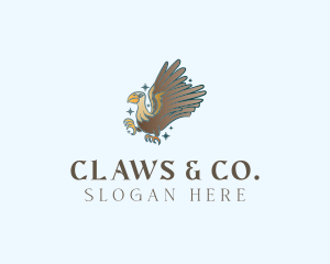 Flying Eagle Bird logo design