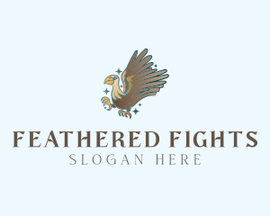 Flying Eagle Bird logo design