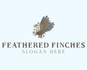 Flying Eagle Bird logo design