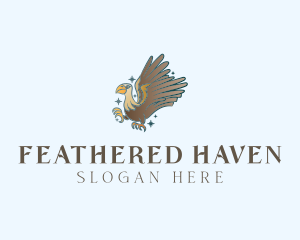 Flying Eagle Bird logo design