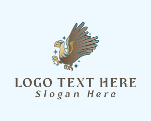 Claw - Flying Eagle Bird logo design