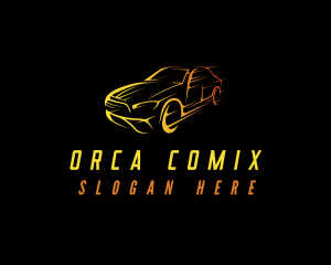 Drag Racing - Car Auto Mechanic logo design