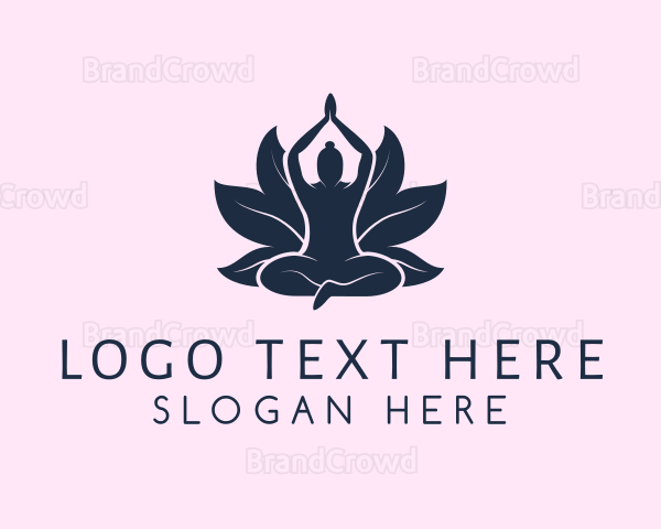 Yoga Wellness Lotus Logo