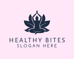 Yoga Wellness Lotus logo design