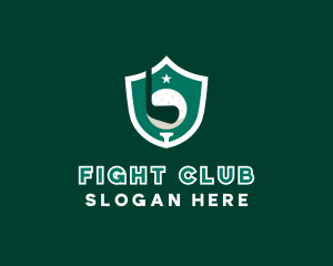 Golf Club Sports Shield logo design