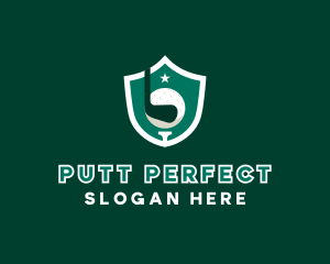 Putt - Golf Club Sports Shield logo design