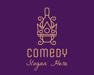Winemaker - Royal Crown Liquor logo design