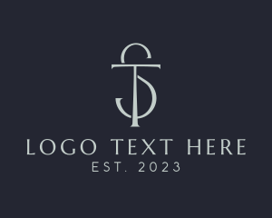 Letter St - Simple Legal Consultant logo design
