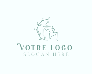 Boutique - Spa Scented Candle Decoration logo design