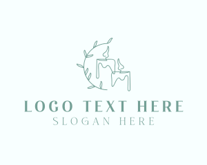 Tribute - Spa Scented Candle Decoration logo design