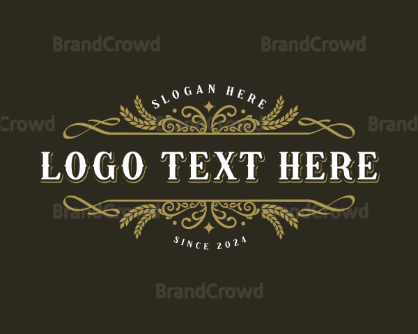 Luxury Ornament Business Logo