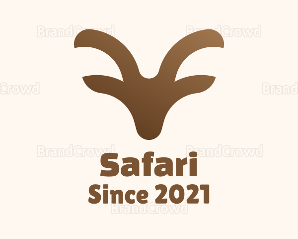 Brown Wild Ram Logo