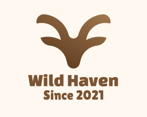 Brown Wild Ram logo design