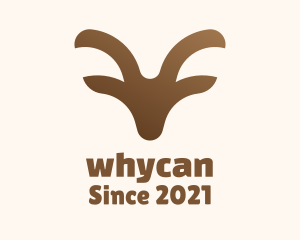 Wildlife Sanctuary - Brown Wild Ram logo design