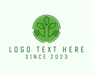 Herbal - Tree Hand Agriculture logo design