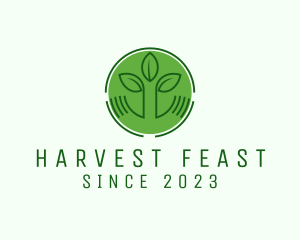 Tree Hand Agriculture  logo design