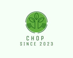 Vegan - Tree Hand Agriculture logo design