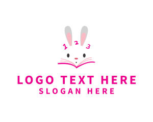 Preschooler - Early Learning Rabbit logo design