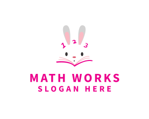 Math - Early Learning Rabbit logo design
