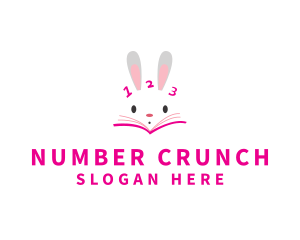 Mathematics - Early Learning Rabbit logo design