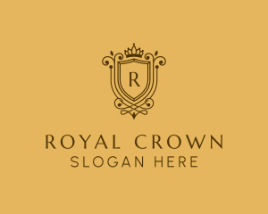 Crown Shield Academy logo design