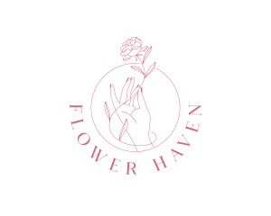 Artisanal Flower Arrangement logo design