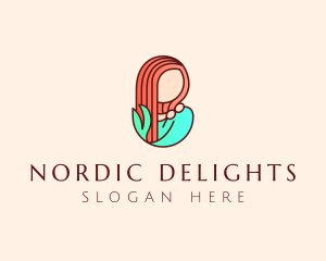 Danish - Cute Feminine Mermaid logo design