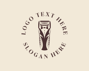 Grooming - Gentleman Barber Razor logo design