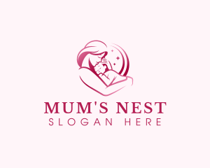 Mother Baby Parenting logo design