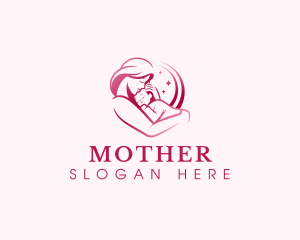 Mother Baby Parenting logo design