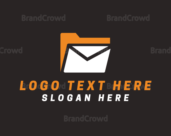 Mail Envelope Document Folder Logo