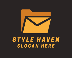 Mail Envelope Folder Logo