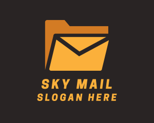 Mail Envelope Folder logo design