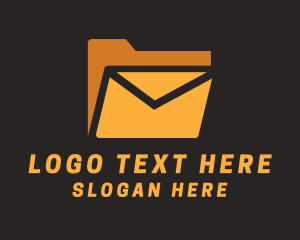 Organize - Mail Envelope Folder logo design